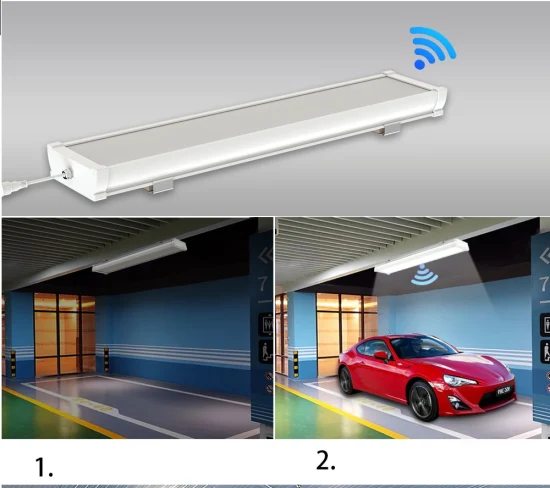 Diseño de patente Rectángulo LED Tri-Proof Luz a prueba de polvo Accesorio 40W IP65 a prueba de agua