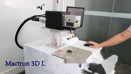 Máquina de grabado de cristal láser 3D para códigos de barras